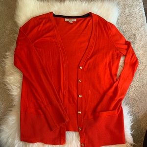 Banana Republic Red Cardigan